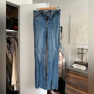 Zara straight jeans